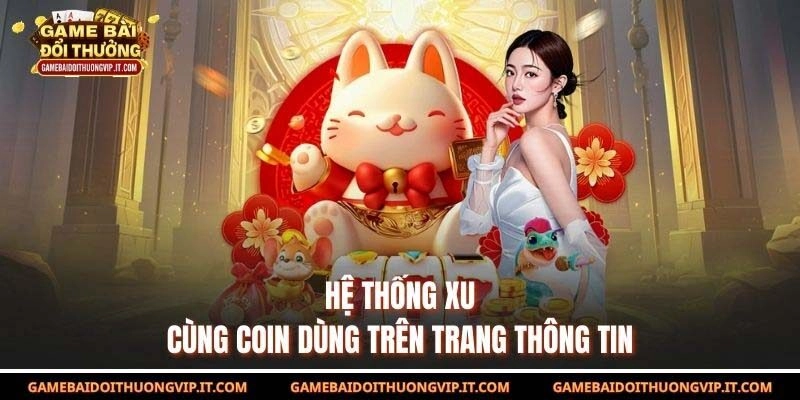 Hệ thống xu cùng coin dùng trên trang thông tin